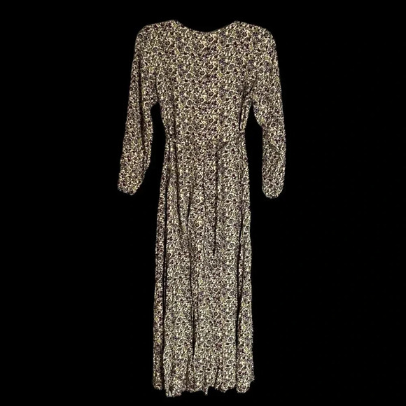 Bolero Prairie Dress Cottagecore Boho Medallion Decals On Belt Gathered Skirt - Picture 2 of 6